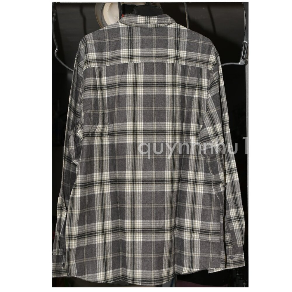 Weatherproof Vintage Men Flannel Long Sleeve Button Down Shirt - Picture 8 of 11